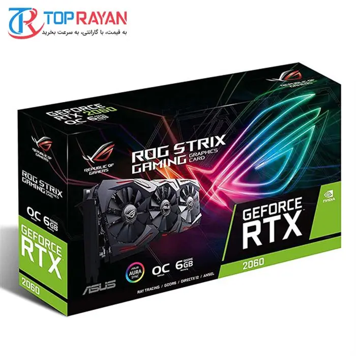 کارت گرافیک ایسوس مدل ROG STRIX RTX2060 A6G EVO GAMING -gallery-4