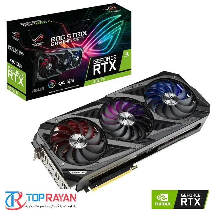 کارت گرافیک ایسوس STRIX RTX 3060Ti O8G GAMING -gallery-5
