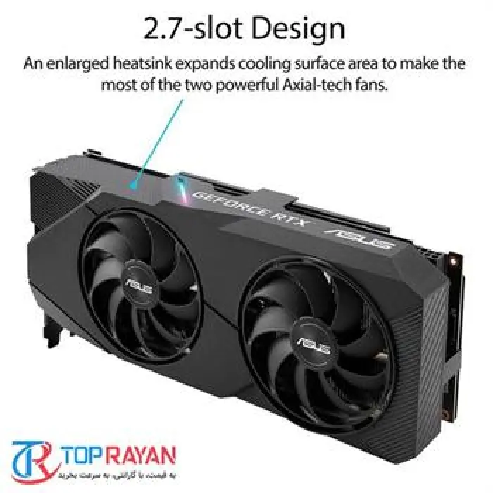 کارت گرافیک ایسوس مدل DUAL-RTX2060S-O8G-EVO-V2 با حافظه 8 گیگابایت -gallery-3