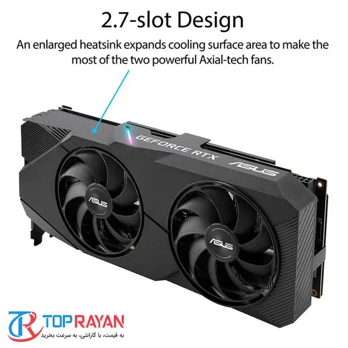 کارت گرافیک ایسوس مدل DUAL-RTX2060S-O8G-EVO-V2 با حافظه 8 گیگابایت -gallery-8