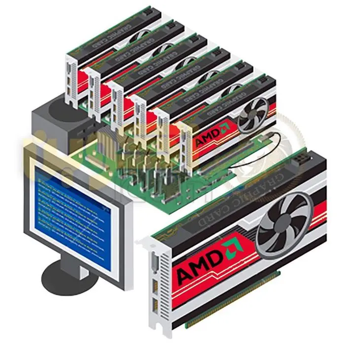 6x Sapphire Radeon RX 570 NITRO Plus 8GB Mining -gallery-9