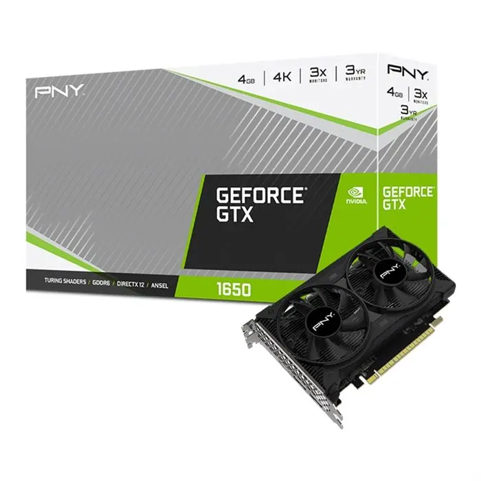 کارت گرافیک پی ان وای مدل GeForce GTX 1650 4GB GDDR6 Dual Fan با حافظه ۴ گیگابایت -gallery-10