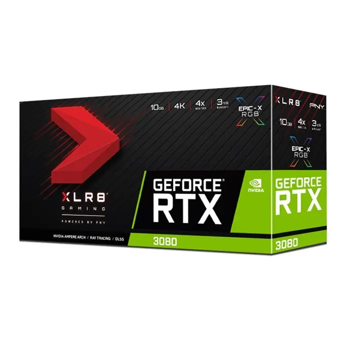 کارت گرافیک پی ان وای GeForce RTX 3080 10GB XLR8 Gaming Triple Fan Edition -gallery-8