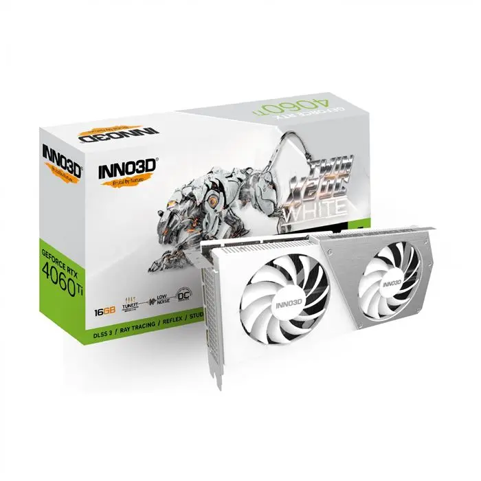 کارت گرافیک اینو تری دی INNO3D GEFORCE RTX 4060 Ti 16GB Twin X2 White OC -gallery-2