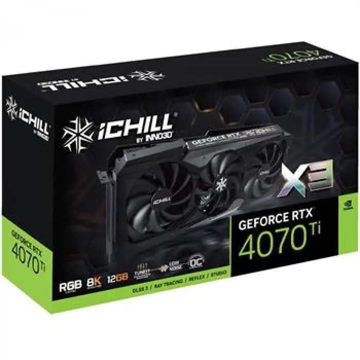 کارت گرافیک اینو 3 دی Inno3D RTX 4070 Ti iChill X3 12GB -gallery-2