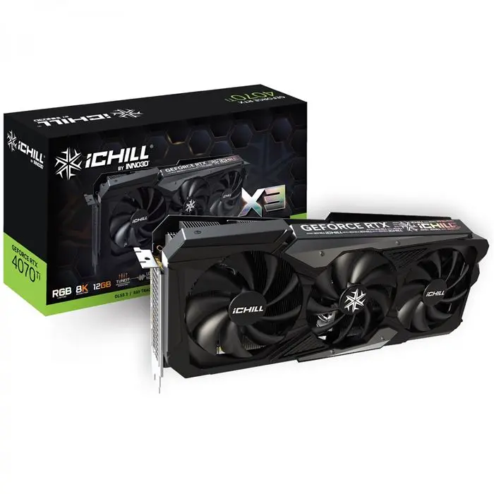 کارت گرافیک اینو 3 دی Inno3D RTX 4070 Ti iChill X3 12GB -gallery-3