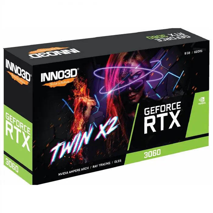 کارت گرافیک اینو تری دی Inno3D RTX 3060 Twin X2 OC 8GB -gallery-3