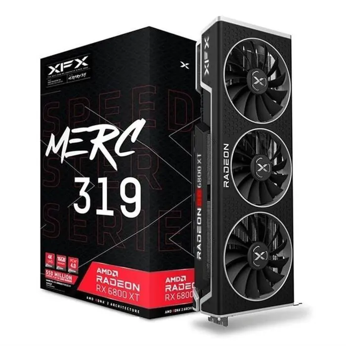 کارت گرافیک ایکس اف ایکس SPEEDSTER MERC 319 Radeon RX 6800 XT BLACK Gaming 16G -gallery-4
