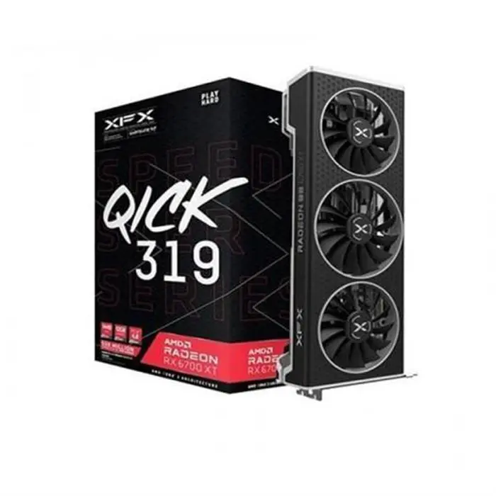 کارت گرافیک ایکس اف ایکس RX 6700 XT QICK 319 12G -gallery-3