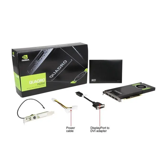 کارت گرافیک پی ان وای Nvidia Quadro P4000 8G -gallery-9