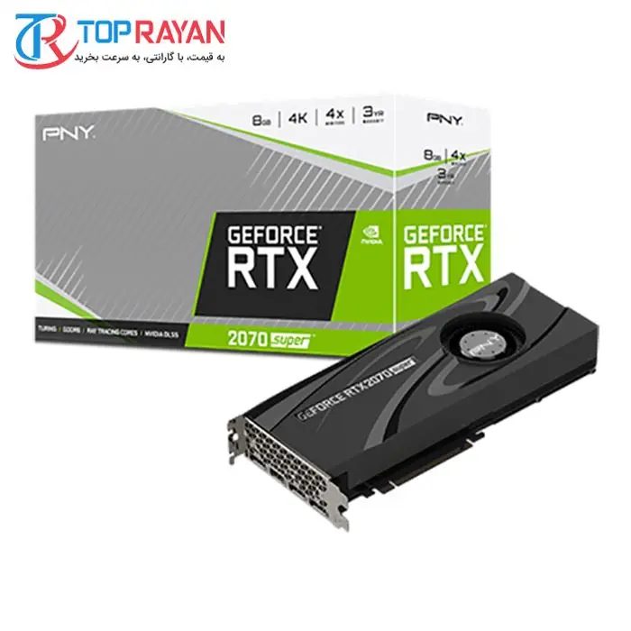 کارت گرافیک پی ان وای مدل GeForce RTX 2070 Super 8GB Blower -gallery-6