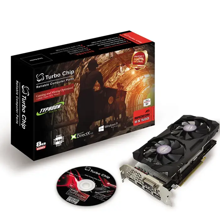 کارت گرافیک توربو چیپ مدل Typhoon RX580-8GD5 -gallery-6