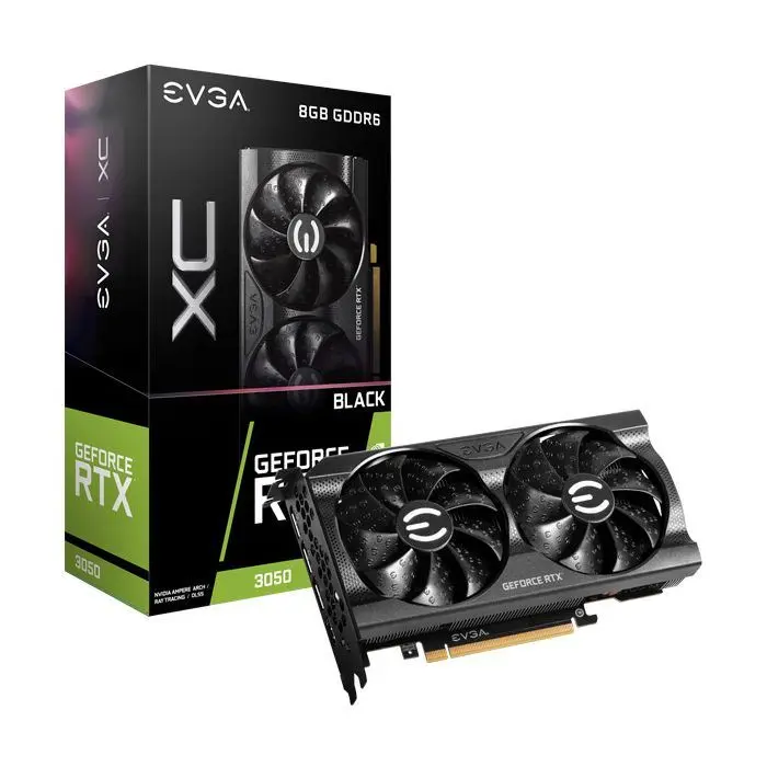 کارت گرافیک ای وی جی ای EVGA RTX 3050 XC BLACK GAMING 8GB -gallery-1