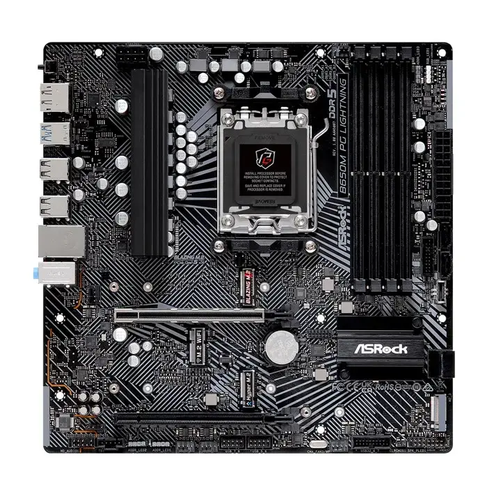 مادربرد ازراک مدل B650M DDR5 PG Lightning -gallery-5