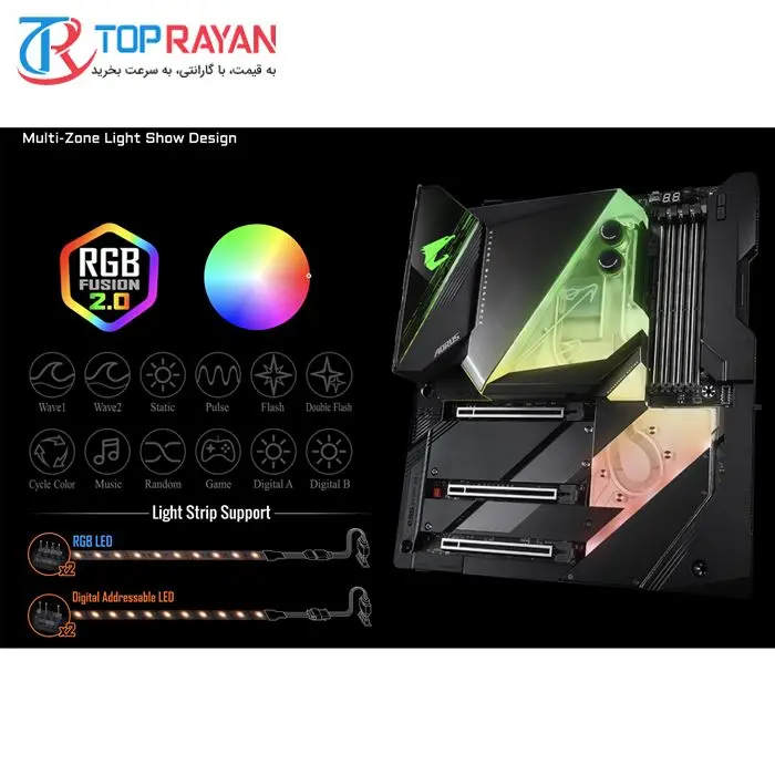 مادربورد گیگابایت مدل Z490 AORUS XTREME WATERFORCE سوکت 1200 -gallery-28
