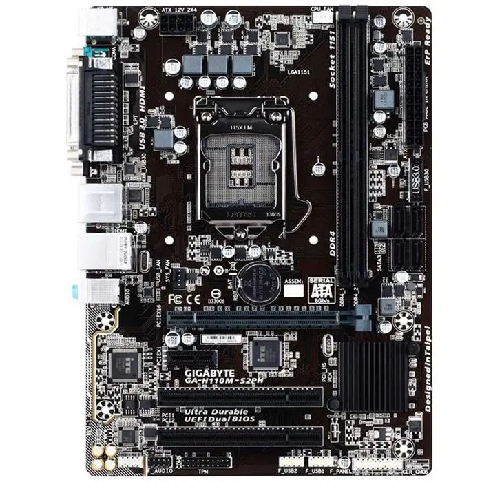 مادربرد گیگابایت مدل GA-H110M-S2PH سوکت 1151 -gallery-14