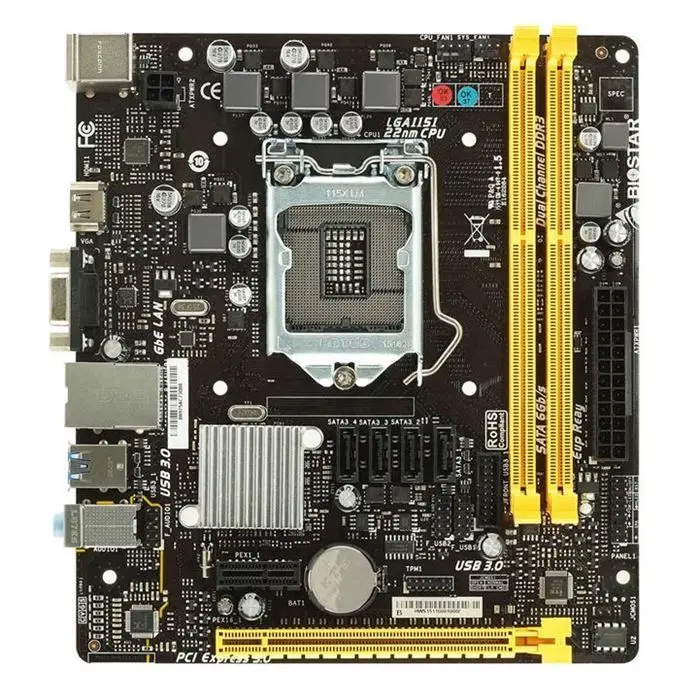 مادربرد بایوستار مدل H110MHV3 سوکت 1151 -gallery-10