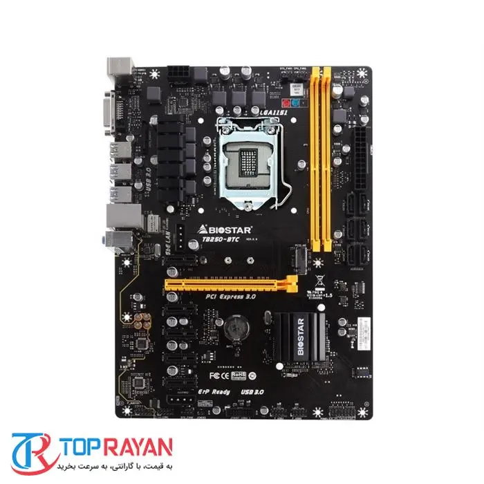 مادربرد بایوستار مدل TB250-BTC سوکت 1151 -gallery-9