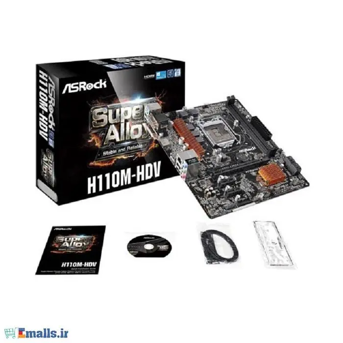 مادربرد ازراک مدل H110M-HDV با سوکت 1151 -gallery-9