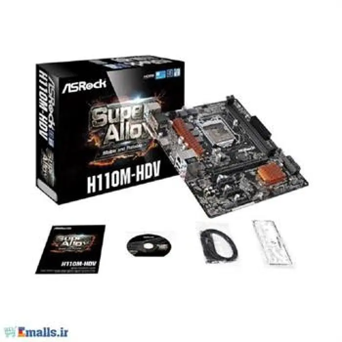 مادربرد ازراک مدل H110M-HDV با سوکت 1151 -gallery-4
