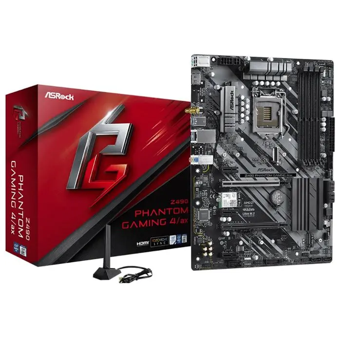 مادربرد ازراک مدل Z490 Phantom Gaming 4/ax سوکت 1200 -gallery-6