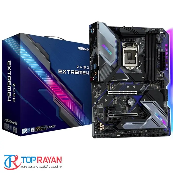 مادربرد ازراک مدل Z490 Extreme 4 سوکت 1200 -gallery-6