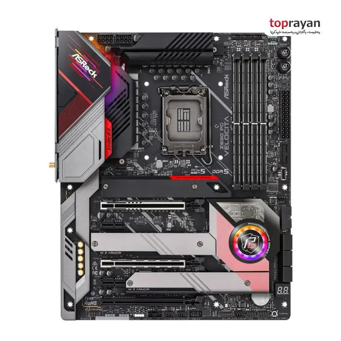 مادربرد ازراک مدل Z690 PG Velocita سوکت 1700 -gallery-6