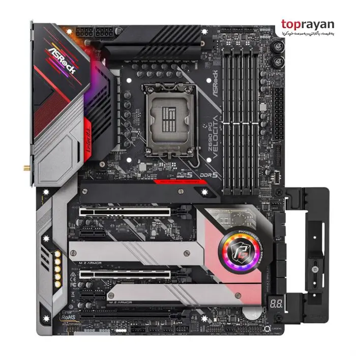 مادربرد ازراک مدل Z690 PG Velocita سوکت 1700 -gallery-7