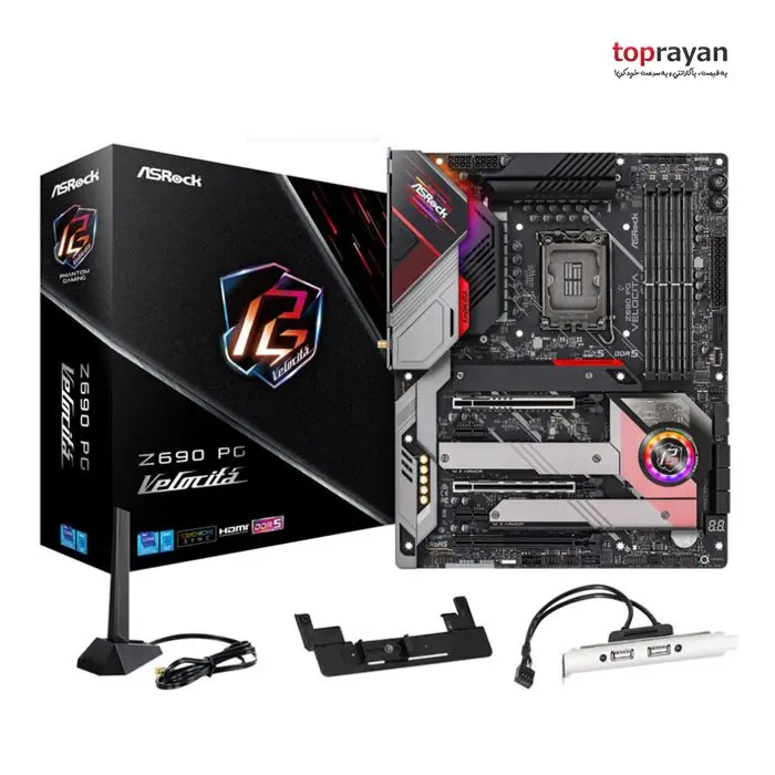 مادربرد ازراک مدل Z690 PG Velocita سوکت 1700 -gallery-8