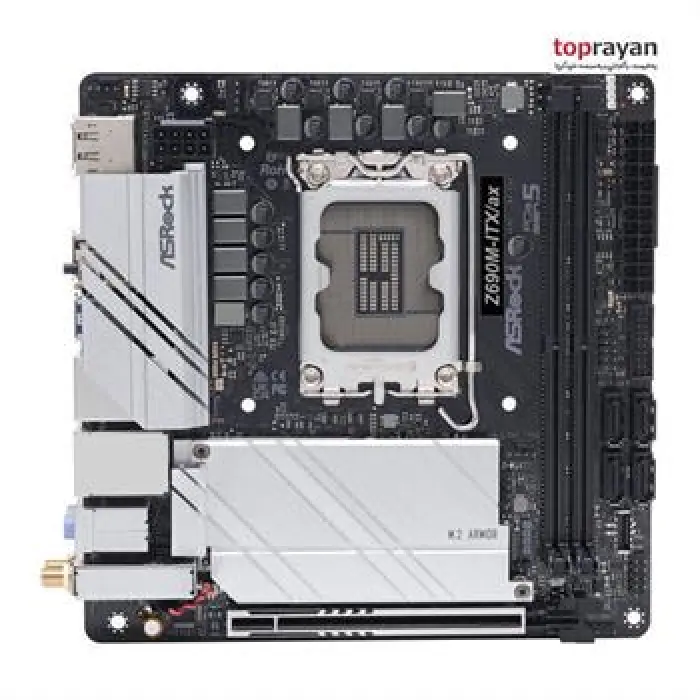 مادربرد ازراک مدل Z690M-ITX/ax سوکت 1700 -gallery-1