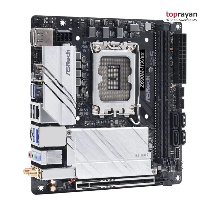مادربرد ازراک مدل Z690M-ITX/ax سوکت 1700 -gallery-7