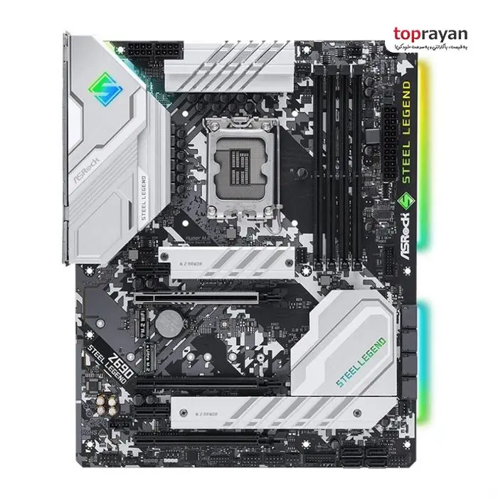 مادربرد ازراک مدل Z690 Steel Legend سوکت 1700 -gallery-5