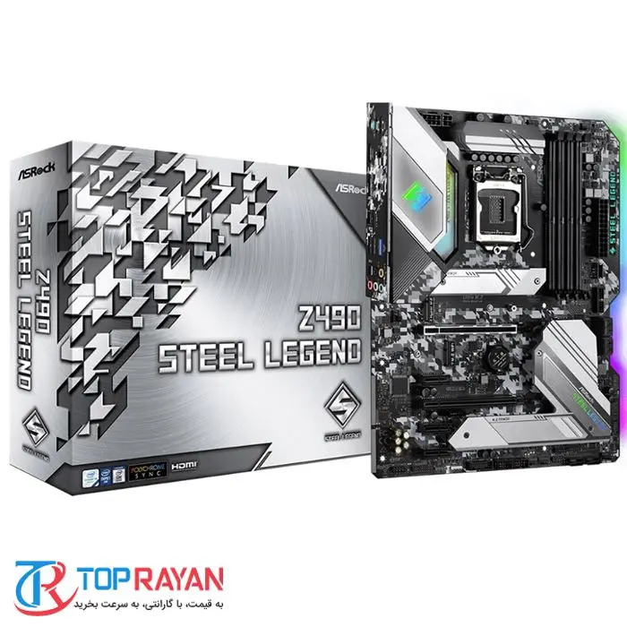 مادربرد ازراک مدل Z490 Steel Legend سوکت 1200 -gallery-6