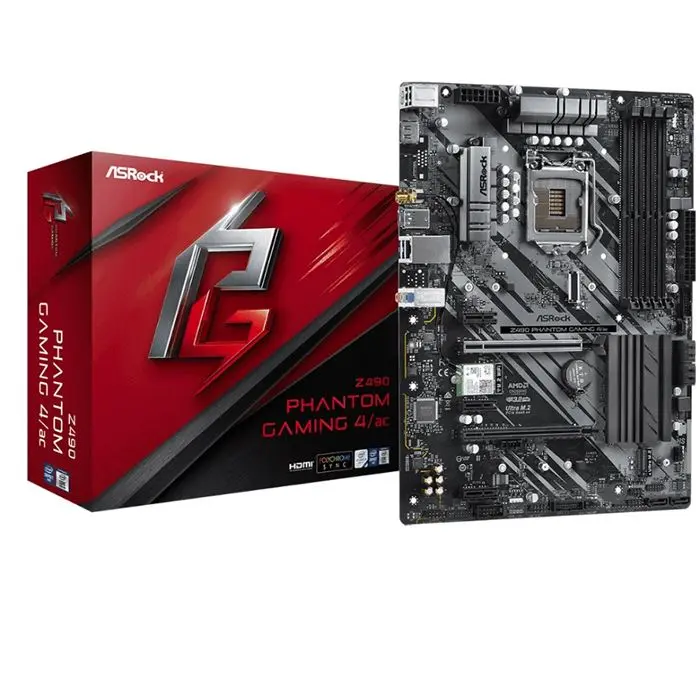 مادربرد ازراک مدل Z490 Phantom Gaming 4/ac سوکت 1200 -gallery-5