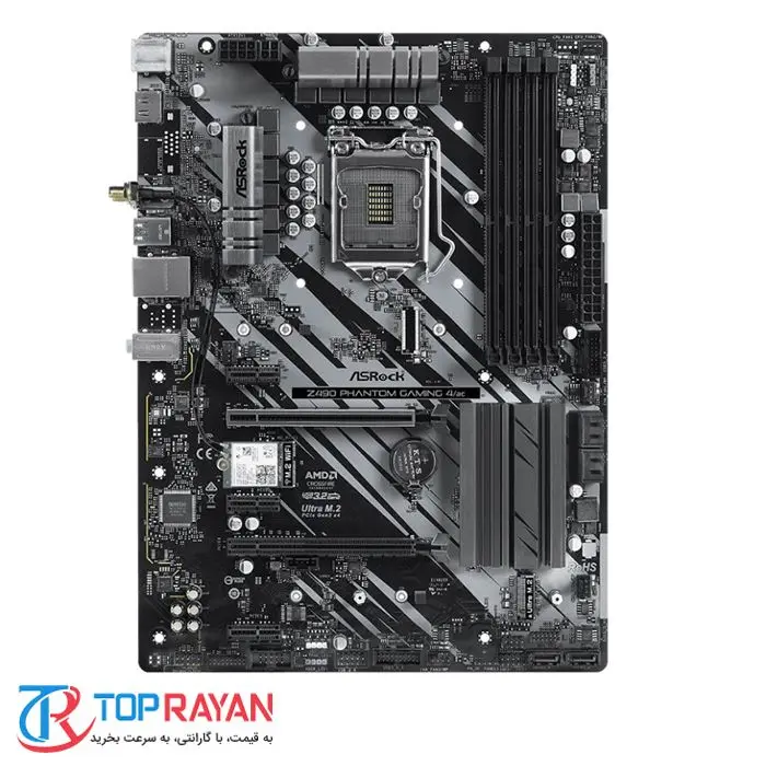 مادربرد ازراک مدل Z490 Phantom Gaming 4/ac سوکت 1200 -gallery-7