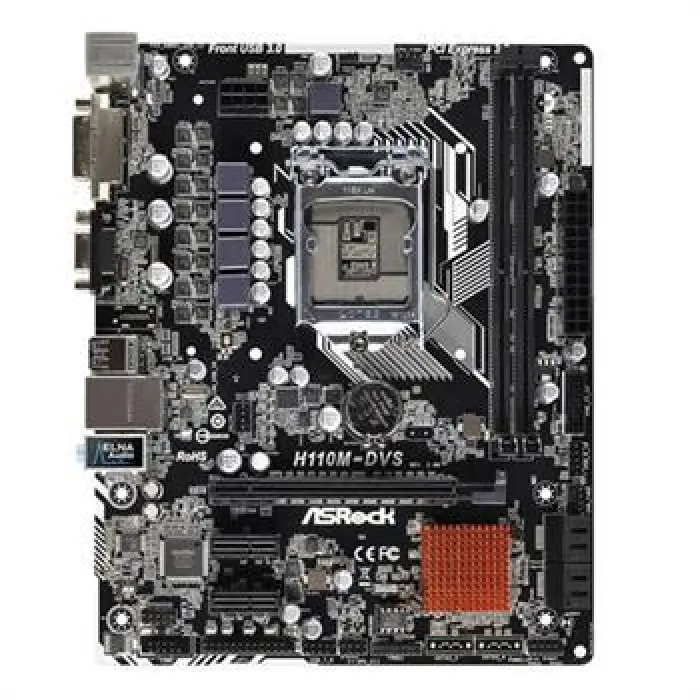 مادربرد ازراک مدل H110M-DVS R2.0 سوکت 1151 -gallery-1