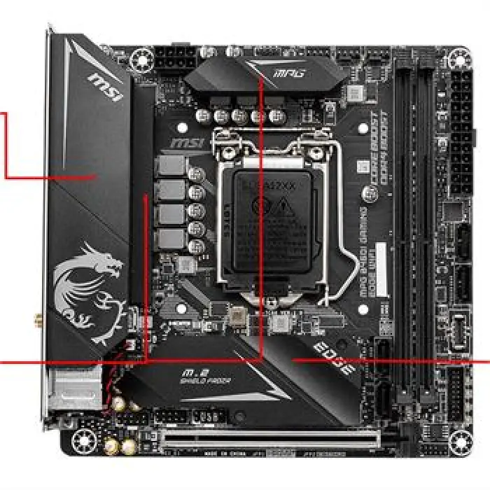 مادربرد ام اس آی مدل MPG B460I GAMING EDGE WIFI سوکت 1200 -gallery-2