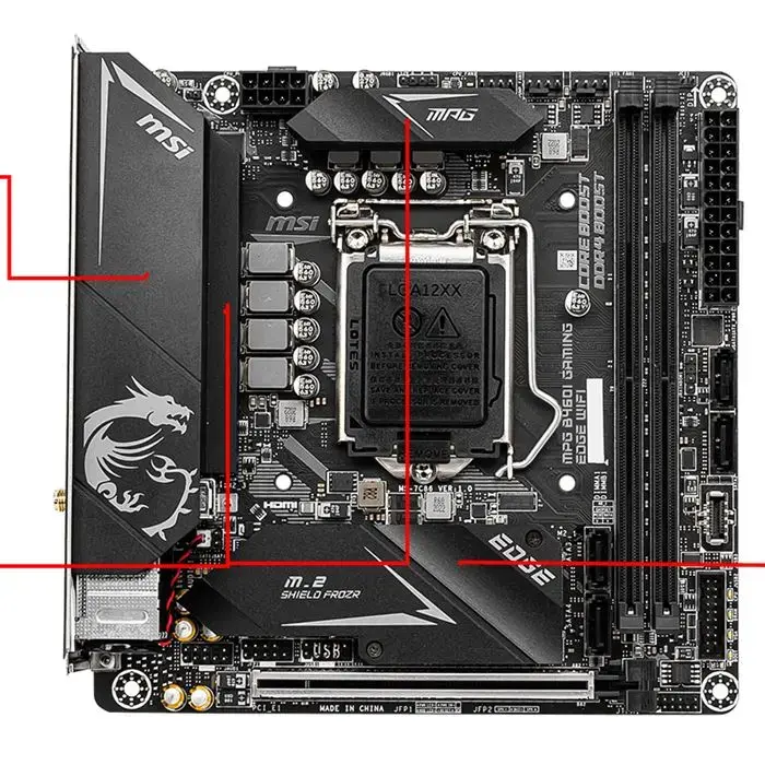 مادربرد ام اس آی مدل MPG B460I GAMING EDGE WIFI سوکت 1200 -gallery-6