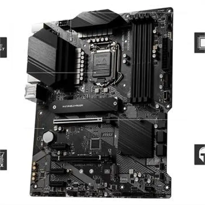 مادربرد ام اس آی مدل Z490-A PRO سوکت 1200 -gallery-1