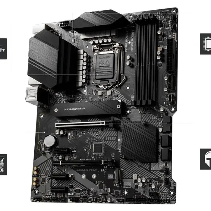 مادربرد ام اس آی مدل Z490-A PRO سوکت 1200 -gallery-5