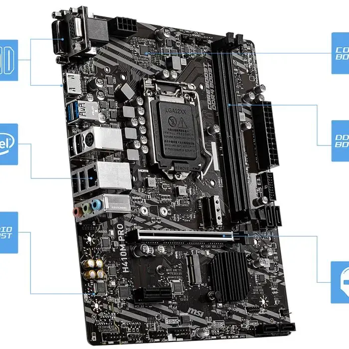 مادربرد ام اس آی مدل H410M PRO سوکت 1200 -gallery-6