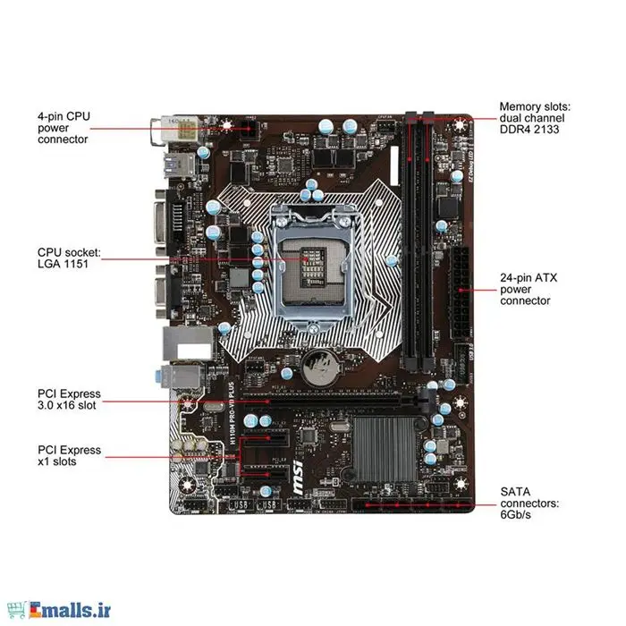 MSI H110M PRO-VD PLUS LGA 1151 Motherboard -gallery-13