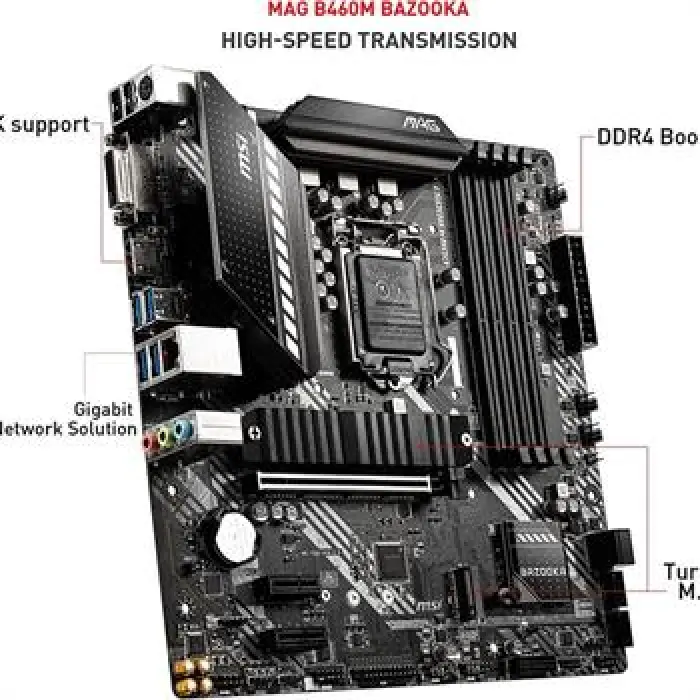 مادربرد ام اس آی MAG B660M Bazooka DDR4 -gallery-1