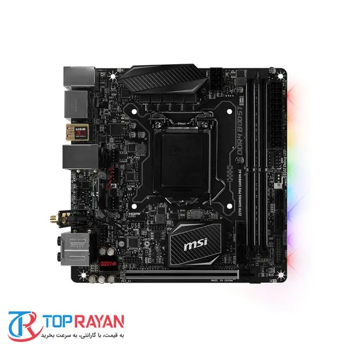 مادربرد ام اس آی مدل Z270I GAMING PRO CARBON AC -gallery-6