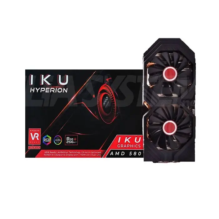کارت گرافیک ای کی یو AMD RADEON RX 580 8G RGB -gallery-4