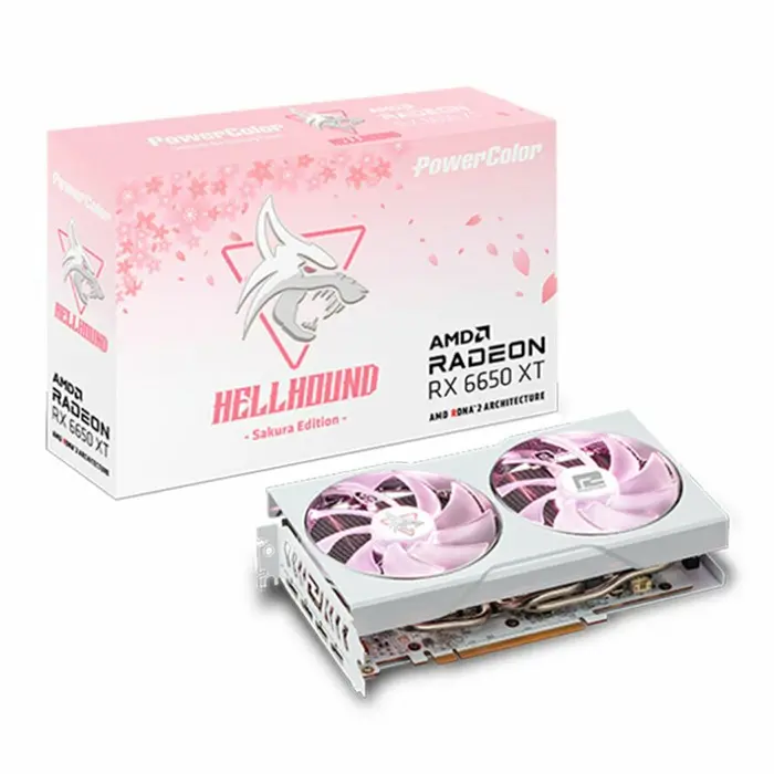 کارت گرافیک پاور کالر PowerColor Hellhound Sakura Radeon RX 6650 XT 8GB -gallery-6