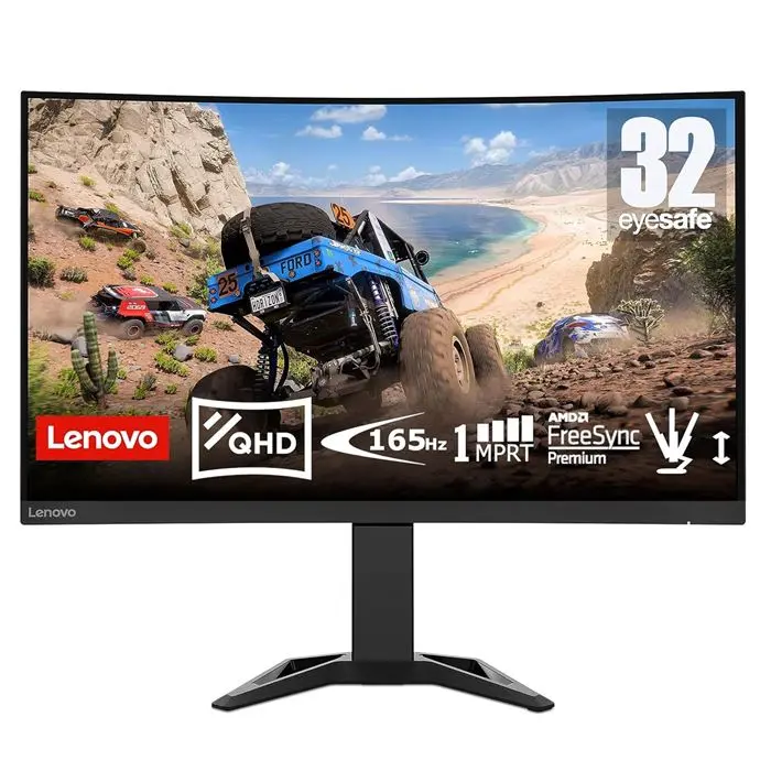 مانیتور گیمینگ خمیده 32 اینچ لنوو مدل G32qc-30 (165هرتز) -gallery-5