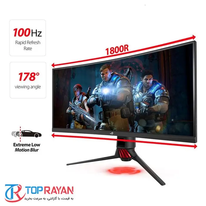 مانیتور خمیده گیمینگ 35 اینچ ایسوس مدل ROG Strix XG35VQ -gallery-9