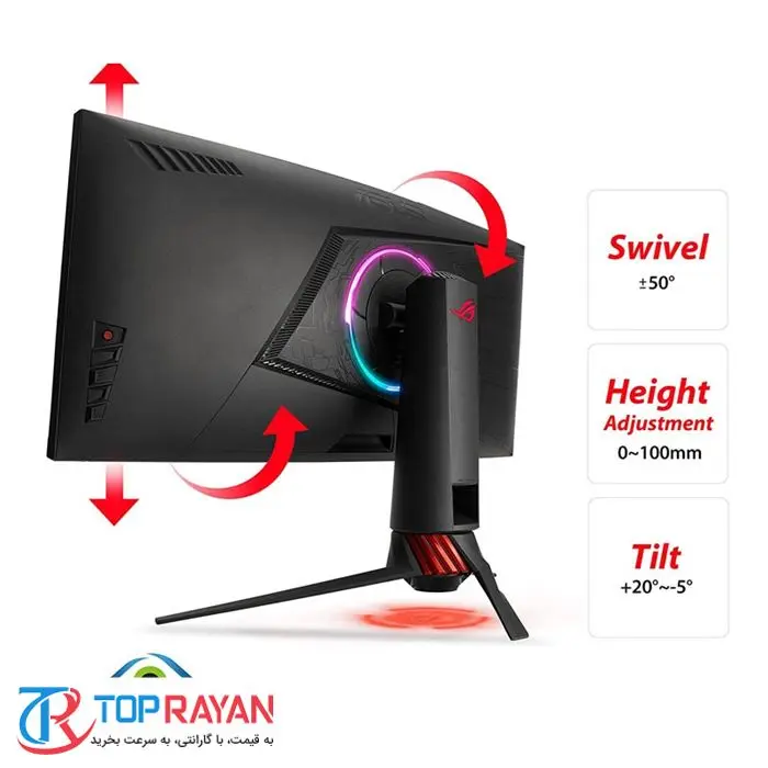 مانیتور خمیده گیمینگ 35 اینچ ایسوس مدل ROG Strix XG35VQ -gallery-10