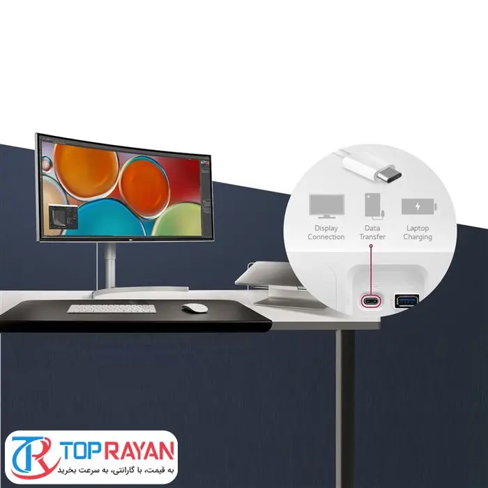 مانیتور ال جی سایز 38 اینچ مدل 38WK95C-W -gallery-40